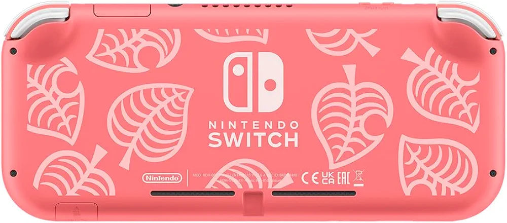 Nintendo Switch Console Lite + Animal Crossing: New Horizon Isabelle Aloha Edition - Coral (Switch)