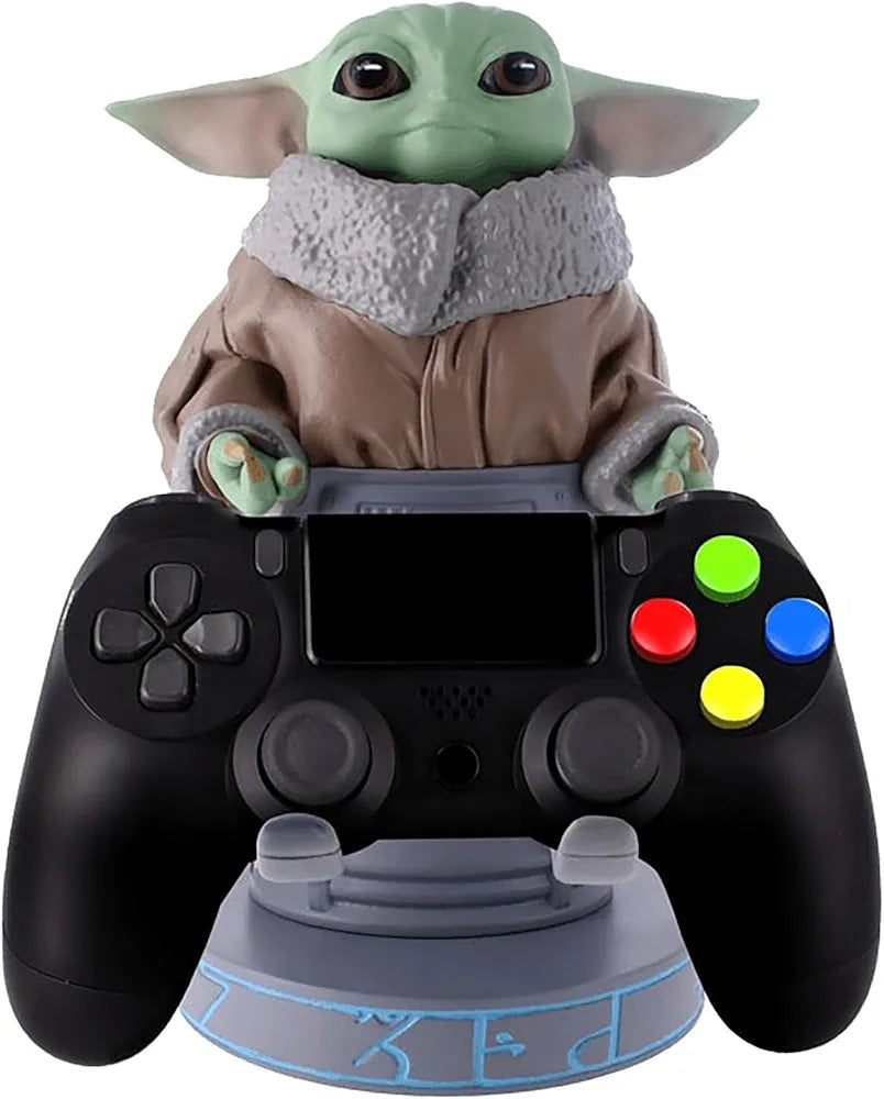 Cable Guys: Phone + Controller Holder - Mandalorian Grogu on Seeing Stone
