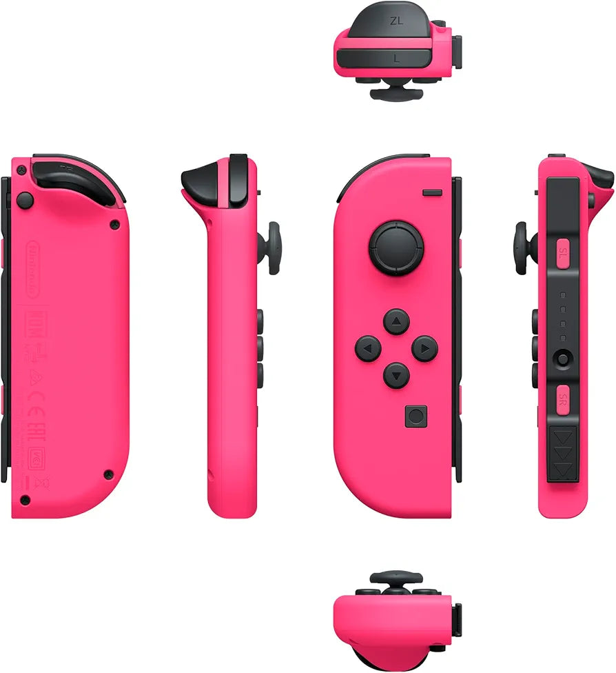 Nintendo Official Switch Joy-Con Pair - Neon Green/Neon Pink (Switch)
