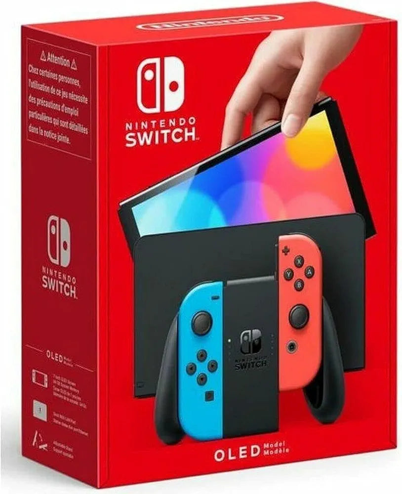 Nintendo Switch - OLED Model - Neon Blue/Neon Red (Switch)