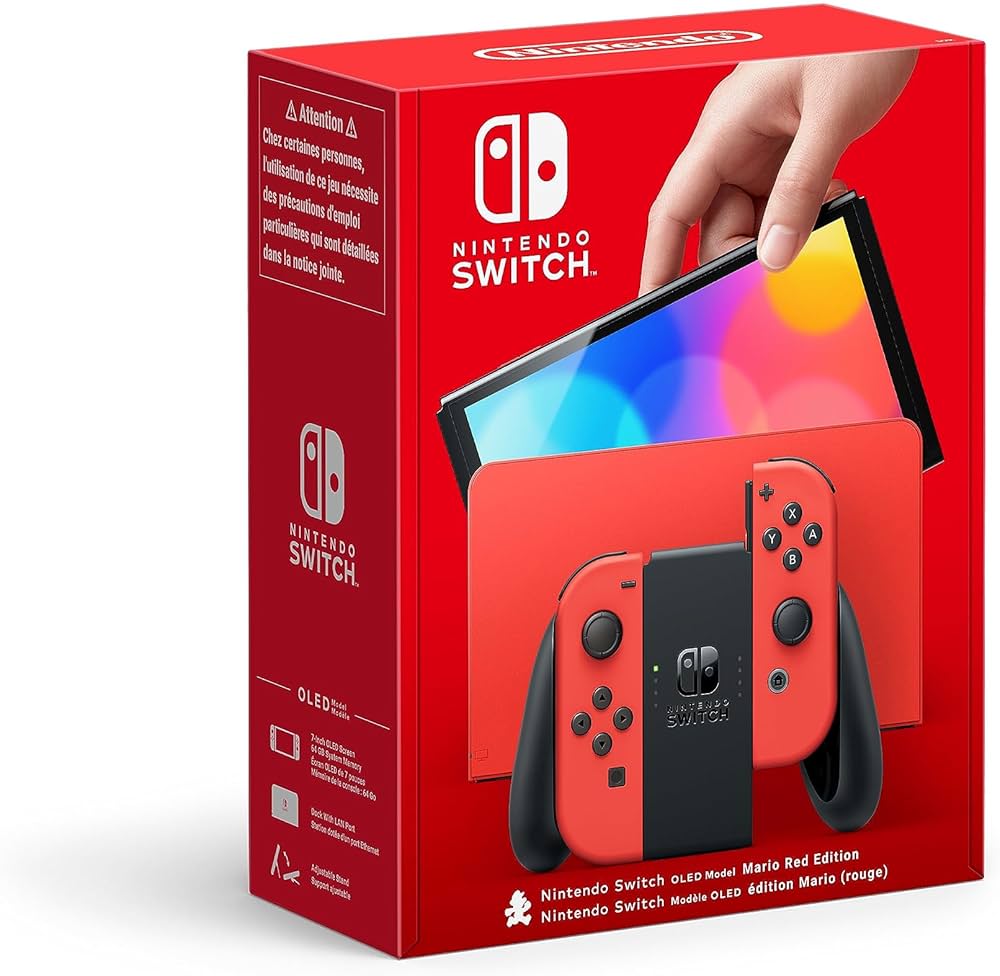 Nintendo Switch - OLED Model - Mario Red Edition