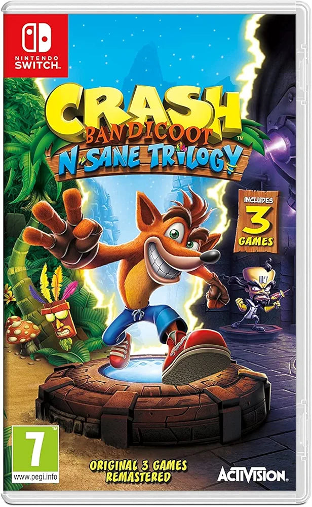 Crash Bandicoot: N. Sane Trilogy (Switch)