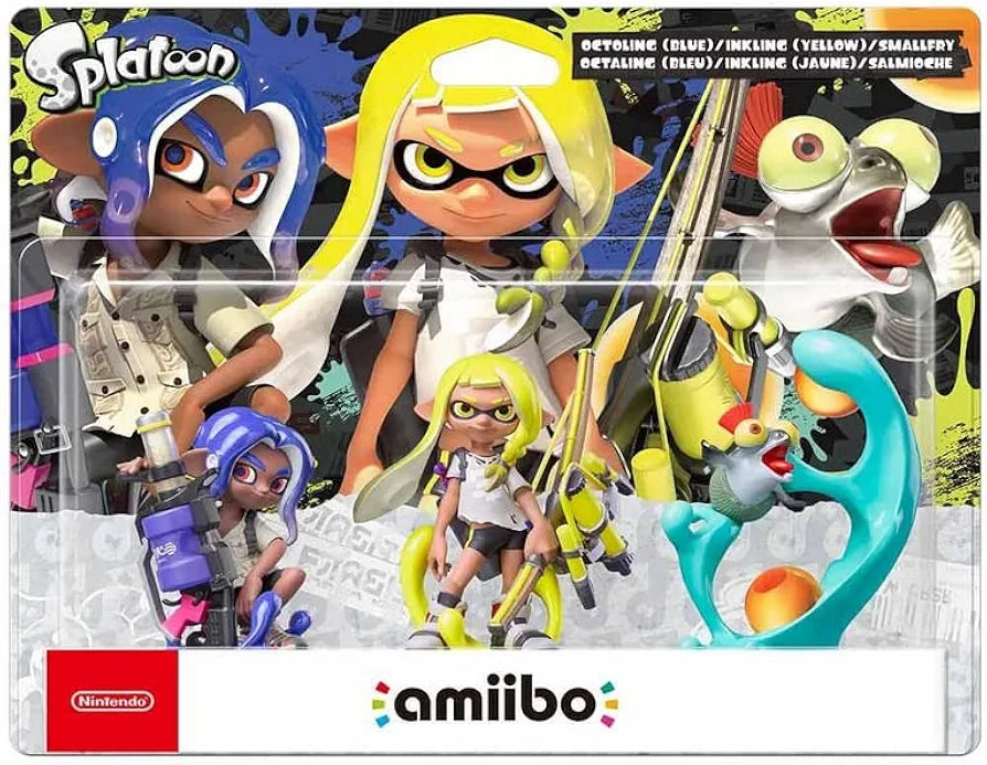 Nintendo AMIIBO: Splatoon - Octoling + Inkling + Smallfry