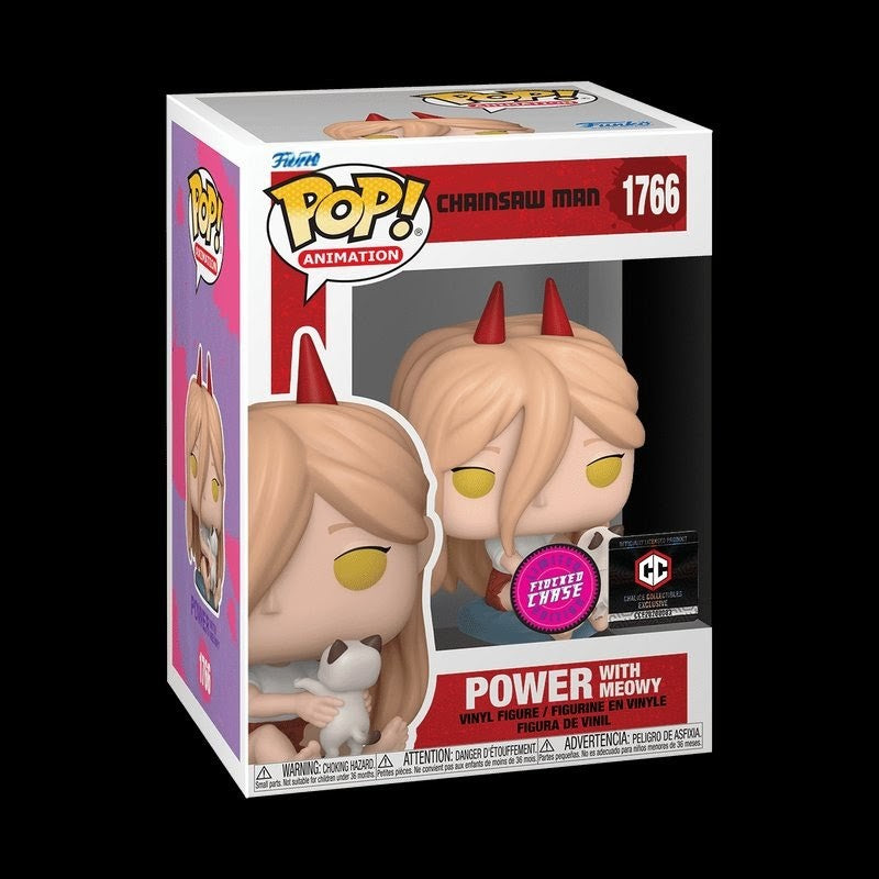 84413 Funko Pop Exclusive Chainsaw Man: Power with Meowy