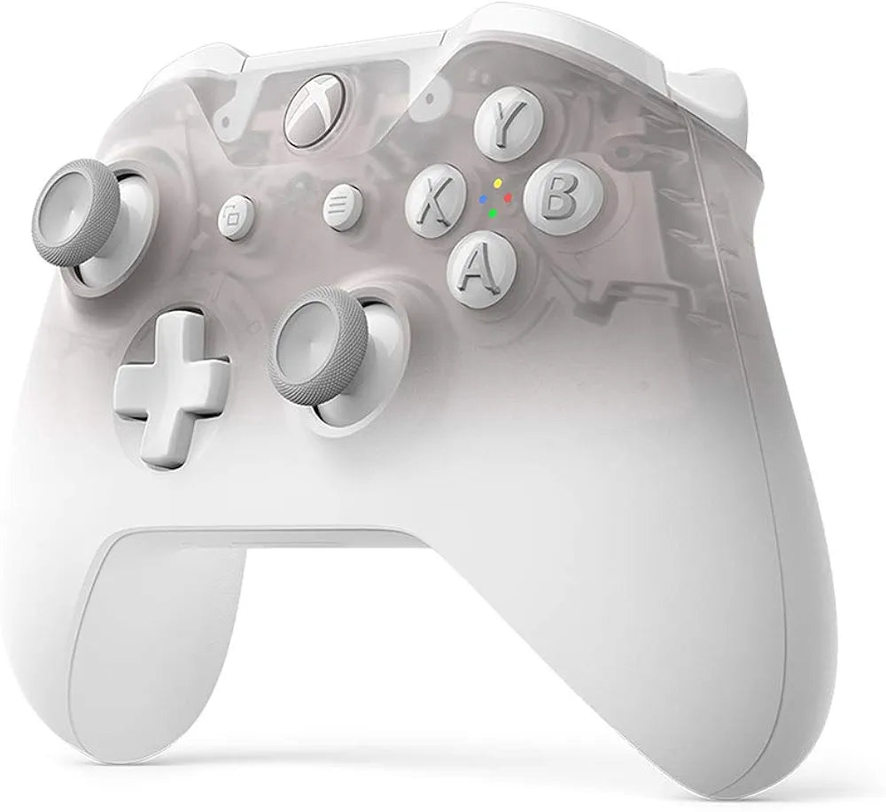 Microsoft Official Xbox One S Wireless Controller - Phantom White (Xbox One)