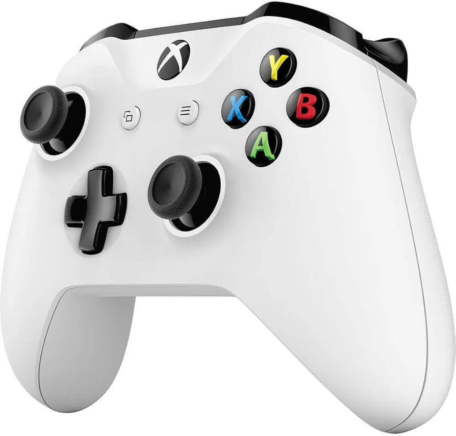 Microsoft Official Xbox One S - Wireless Controller - White (Xbox One/PC)