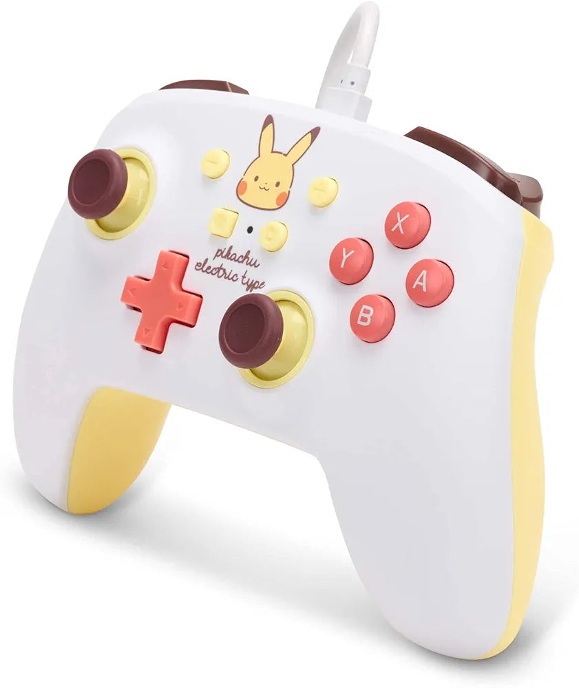PowerA Officially Licensed Nintendo: Enhanced Wired Controller - Pikachu Charge  (Switch)