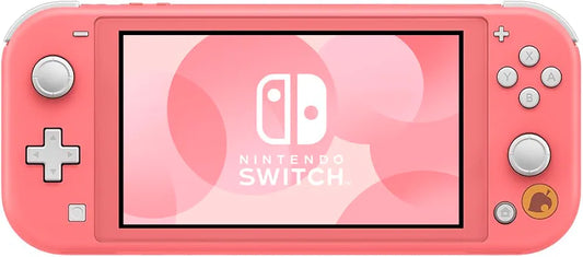 Nintendo Switch Console Lite + Animal Crossing: New Horizon Isabelle Aloha Edition - Coral  (Switch)
