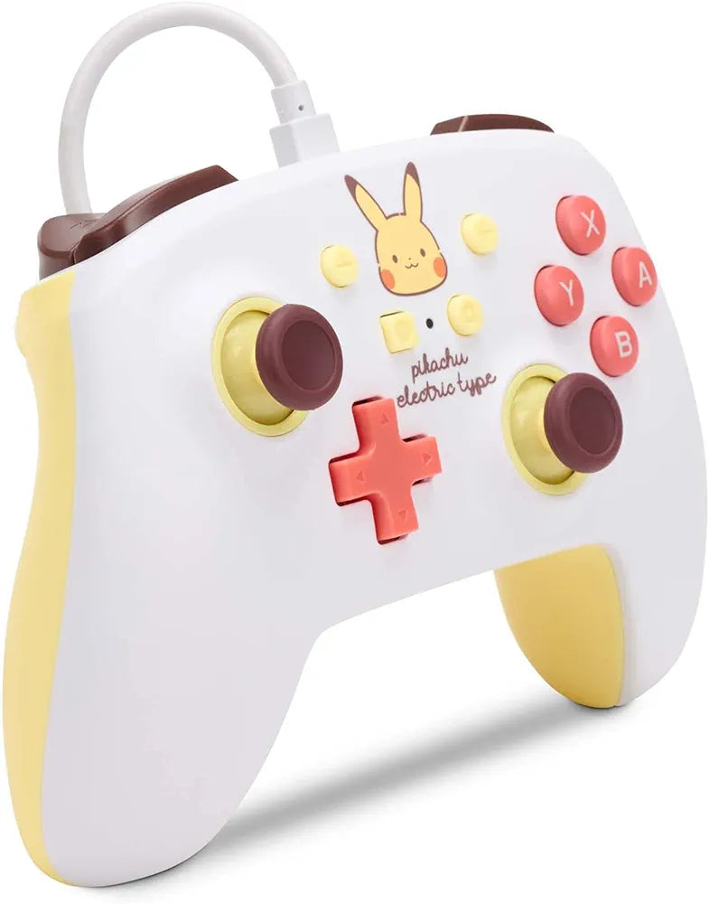 PowerA Officially Licensed Nintendo: Enhanced Wired Controller - Pikachu Charge  (Switch)