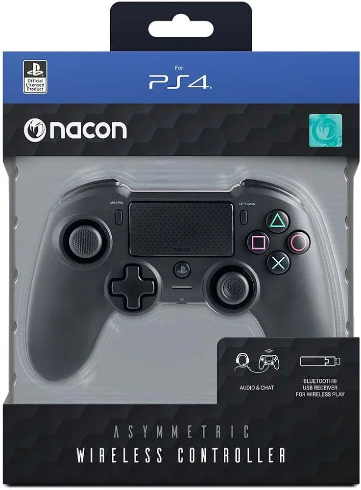 Nacon Asymmetric PlayStation 4 Wireless Controller - Black (PS4)