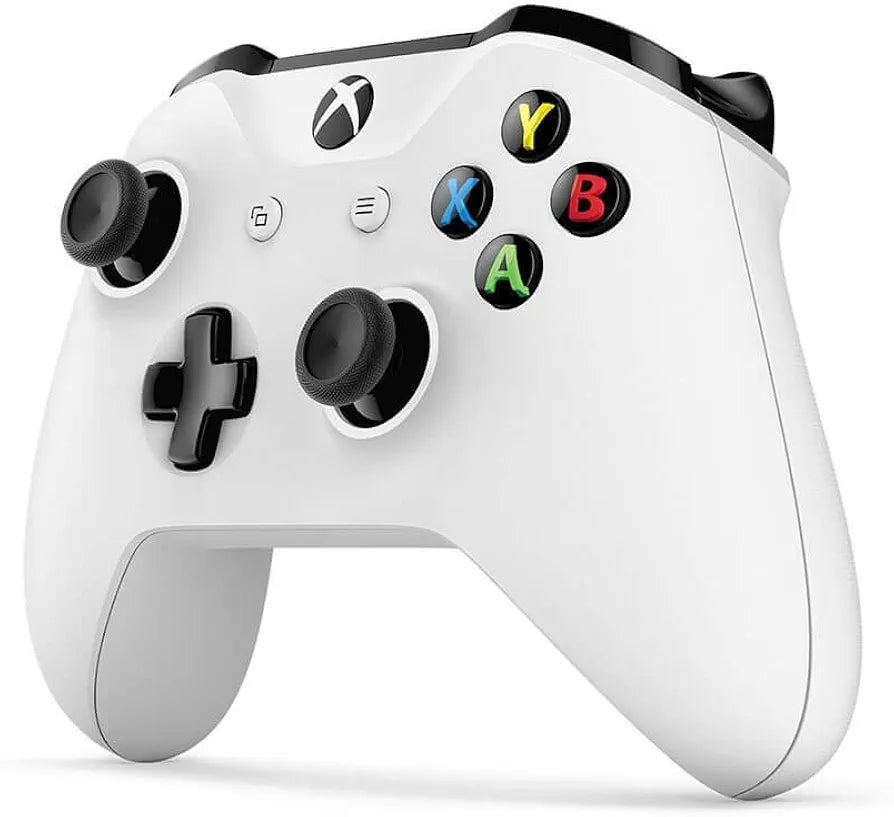 Microsoft Official Xbox One S - Wireless Controller - White (Xbox One/PC)