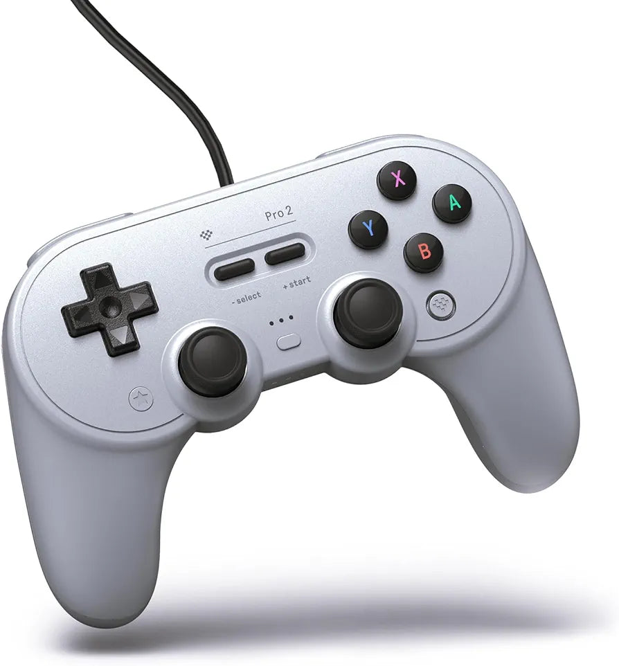 8BitDo Pro 2 Wired Controller Gamepad - Gray (PC)
