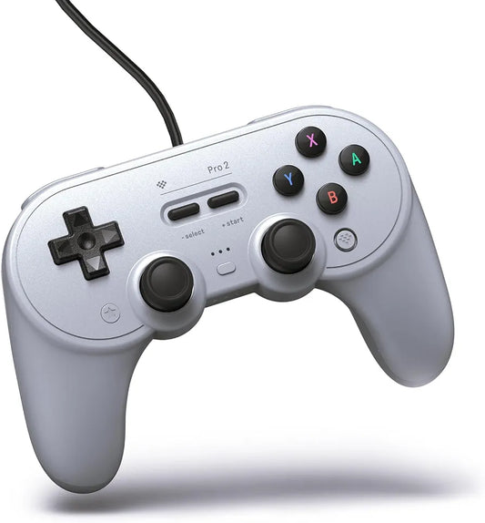 8BitDo Pro 2 Wired Controller Gamepad - Gray (PC)
