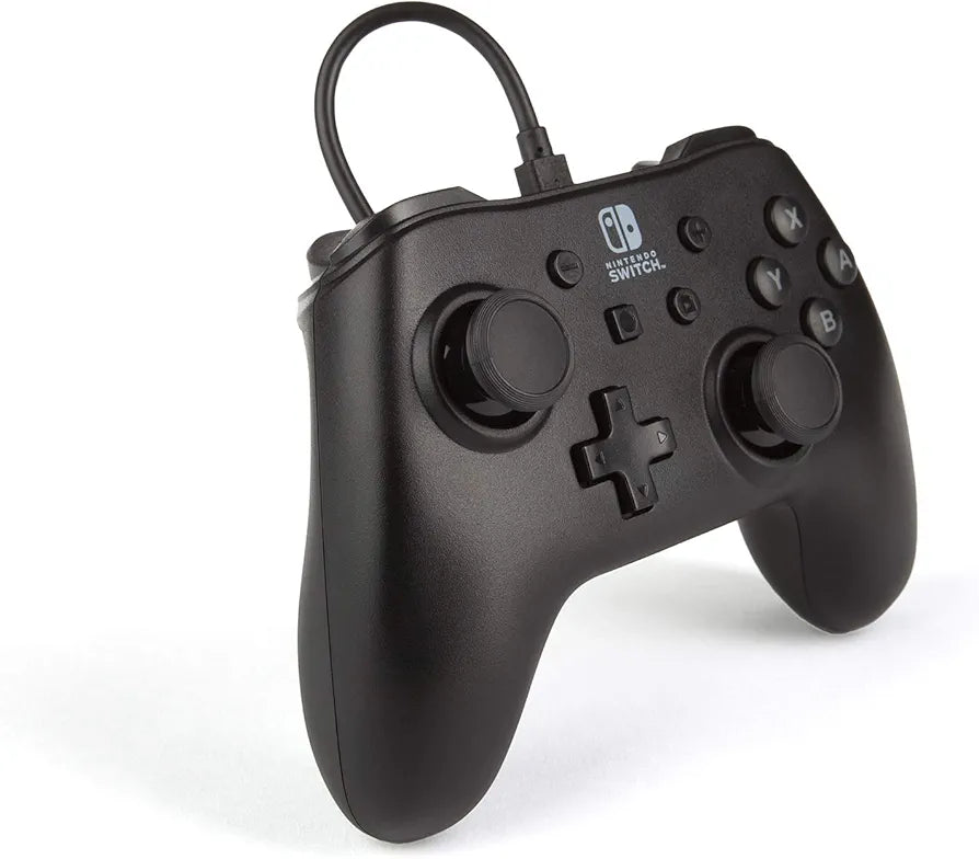 PowerA Officially Licensed Nintendo: Wired Controller - Matte Black (Switch)