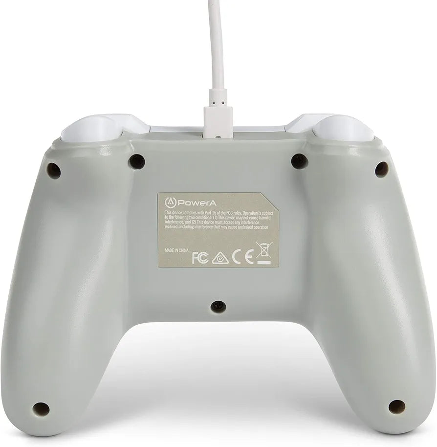 PowerA Officially Licensed Nintendo: Wired Controller - White (Switch)