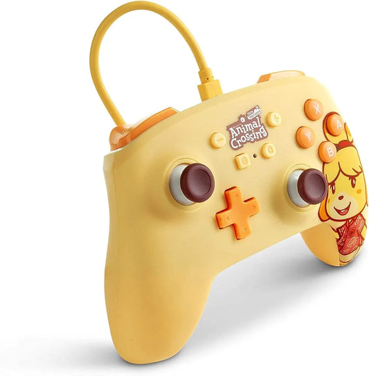 PowerA Officially Licensed Nintendo: Enhanced Wired Controller - Animal Crossing Isabelle  (Switch)