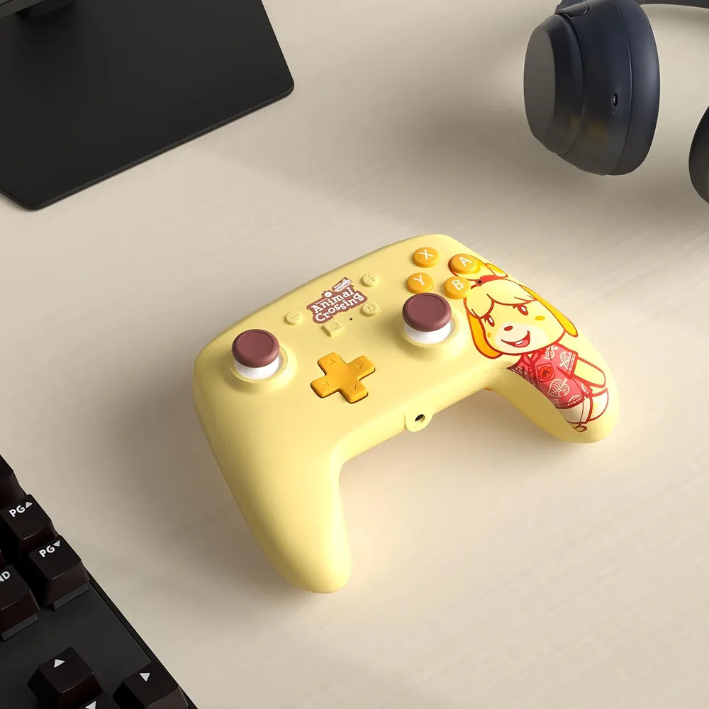 PowerA Officially Licensed Nintendo: Enhanced Wired Controller - Animal Crossing Isabelle  (Switch)