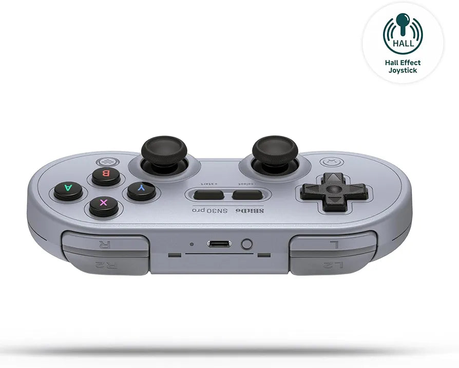 8BitDo SN30 Pro Bluetooth Gamepad - Hall Edition/Gray (US) (PC)