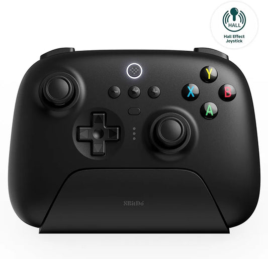 8BitDo Ultimate 2.4G Hall Edition Wireless Controller + Charging Dock - Black (PC)