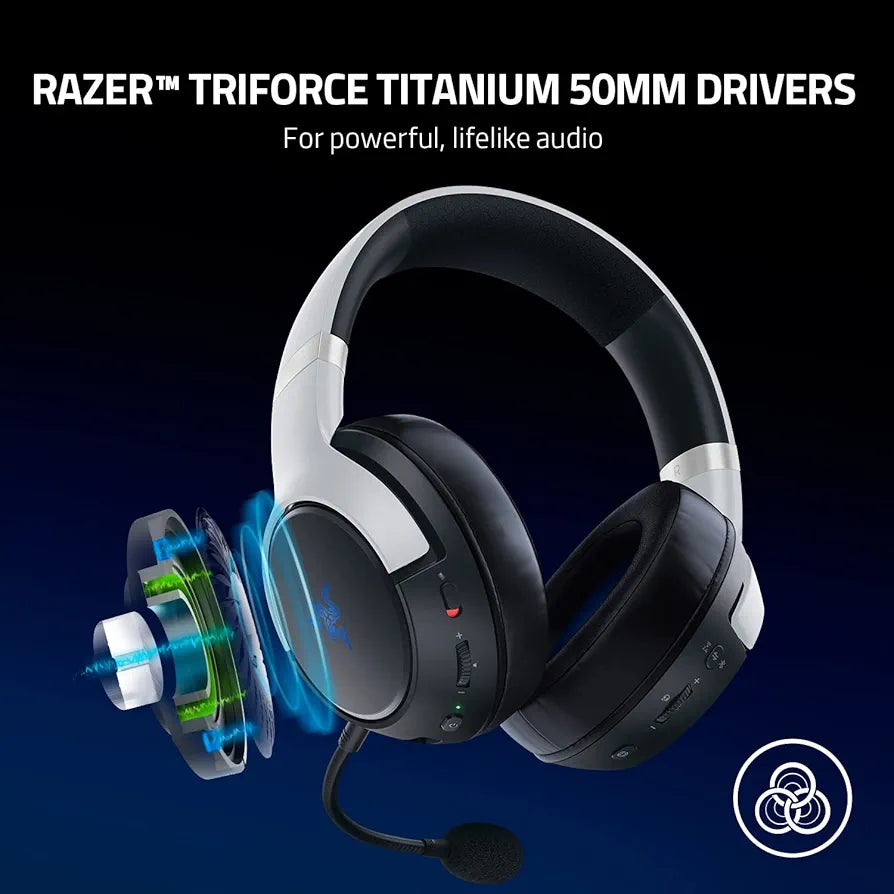 Razer Kaira Pro Wireless Gaming Headset - White (PS5)