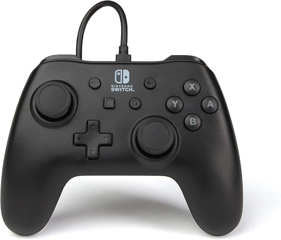 PowerA Officially Licensed Nintendo: Wired Controller - Matte Black (Switch)