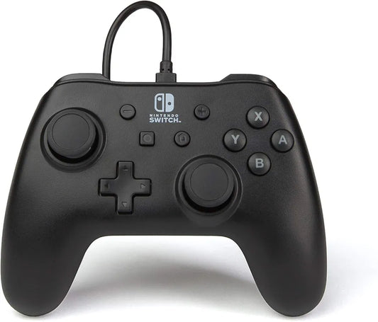 PowerA Officially Licensed Nintendo: Wired Controller - Matte Black (Switch)