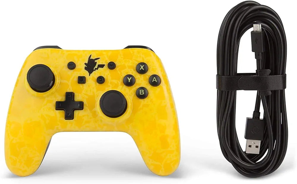 PowerA Officially Licensed Nintendo: Wired Controller - Pikachu Silhouette (Switch)