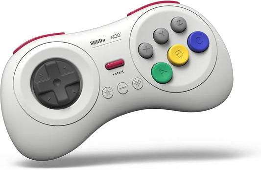 8BitDo M30 Bluetooth Gamepad - White (PC)