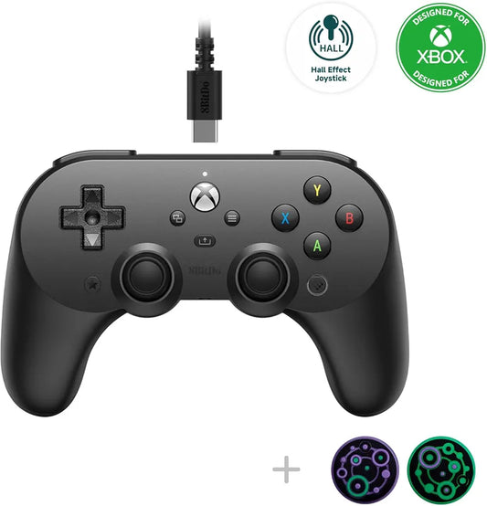 8BitDo Pro 2 Wired Controller +Game Pass Code - Hall Edition/Black (PC)