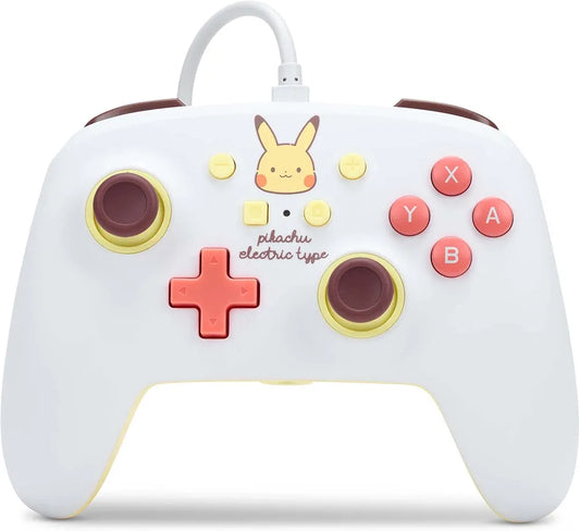 PowerA Officially Licensed Nintendo: Enhanced Wired Controller - Pikachu Charge  (Switch)
