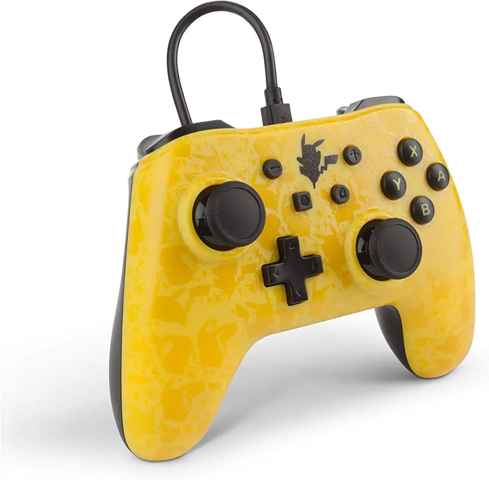 PowerA Officially Licensed Nintendo: Wired Controller - Pikachu Silhouette (Switch)