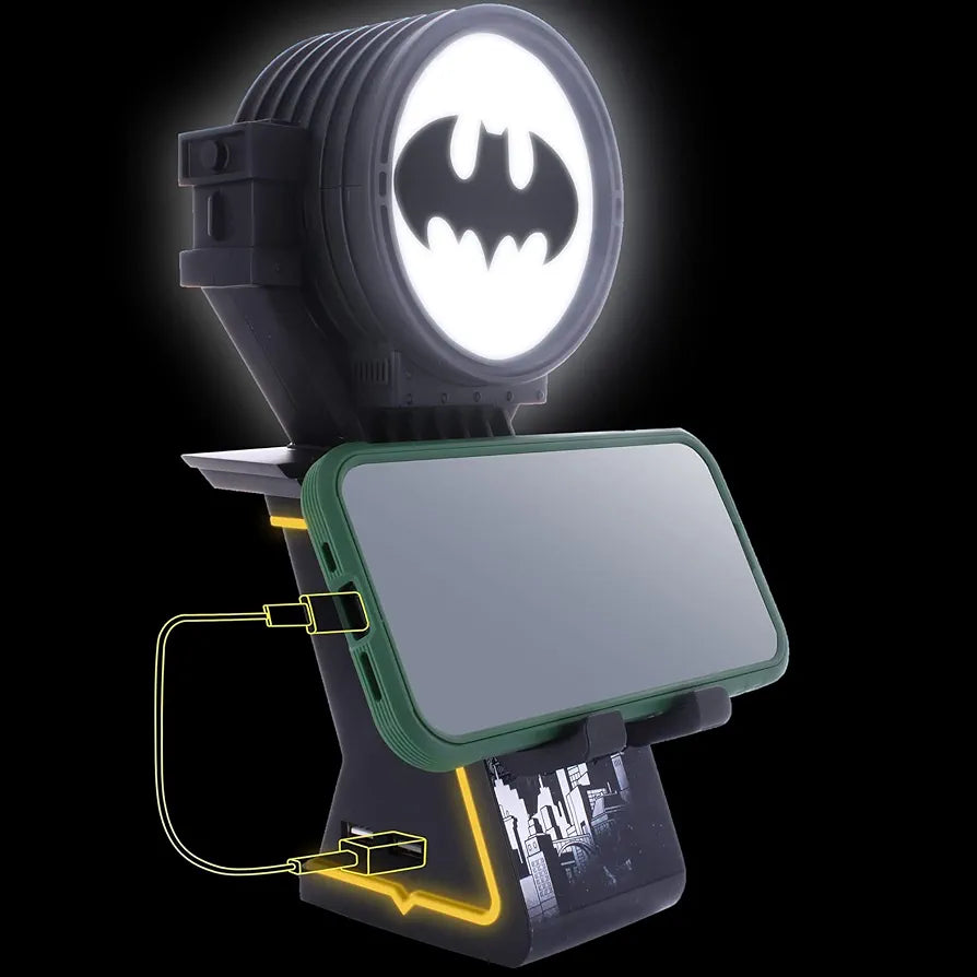 Cable Guys: LED Ikons Charging Phone +Controller Holder - Warner Bros Batman Light Up
