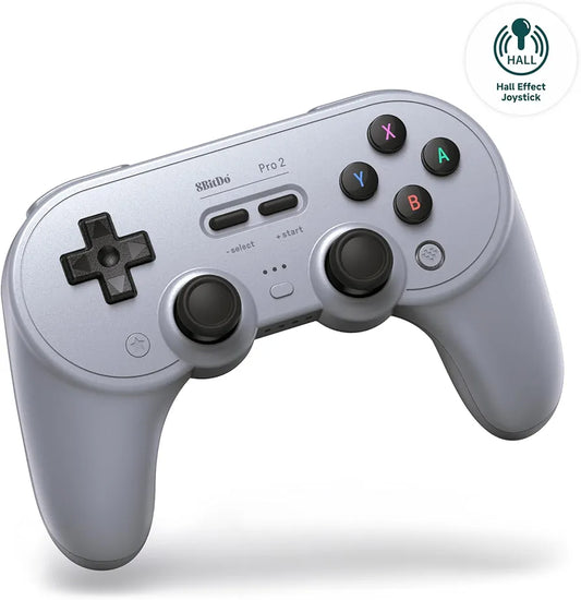 8BitDo Pro 2 Bluetooth Controller Hall Edition - Gray (Switch)