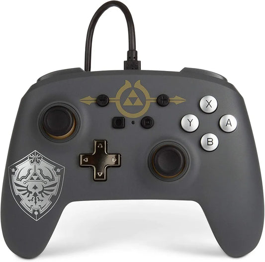 PowerA Officially Licensed Nintendo: EnWired Controller Zelda - Hylian Shield  (Switch)
