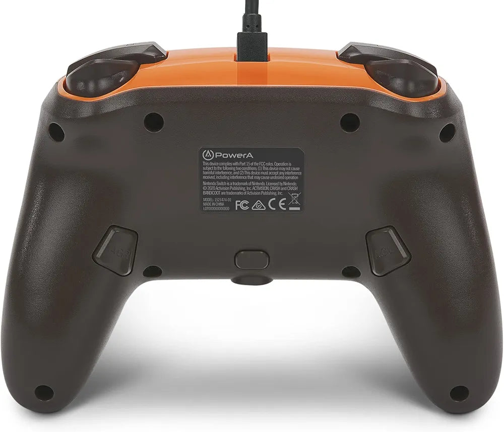 PowerA Officially Licensed Nintendo: Enhanced Wired Controller - Quantum Crash (Switch)