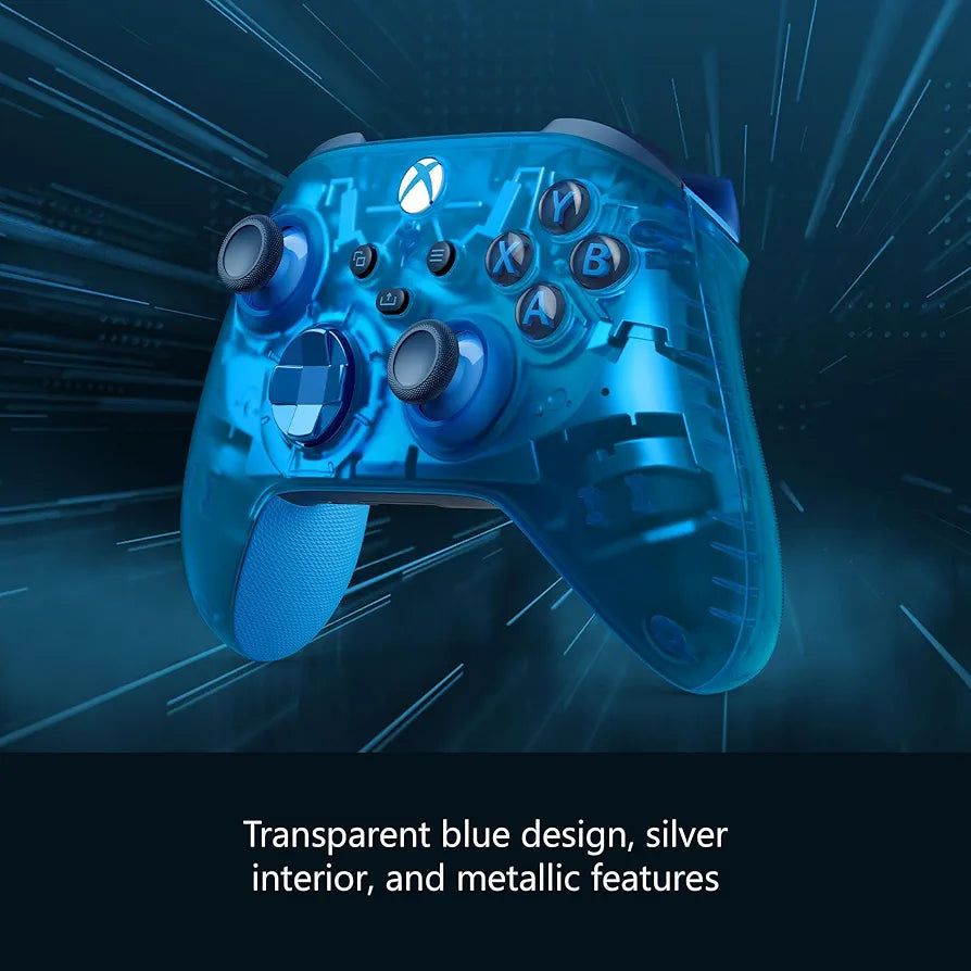 Microsoft Official Xbox Series X/S  Wireless Controller - Sky Cipher Special Edition (Xbox One/Xbox Series X/S/PC)