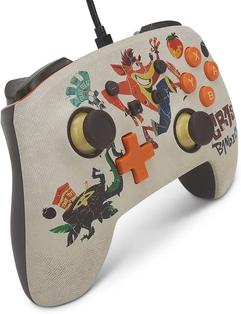 PowerA Officially Licensed Nintendo: Enhanced Wired Controller - Quantum Crash (Switch)