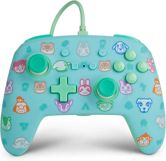 PowerA Officially Licensed Nintendo: EnWired Controller - Animal Crossing New Horizons (Switch)