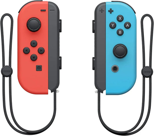 Nintendo Official Switch Joy-Con Pair - Neon Red/Neon Blue (Switch)