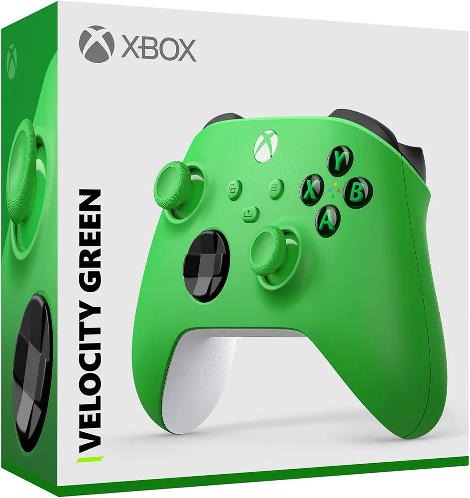 Microsoft Official Xbox Series X/S - Wireless Controller - Velocity Green (EU/UK) (Xbox One/Xbox Series X/S/PC)