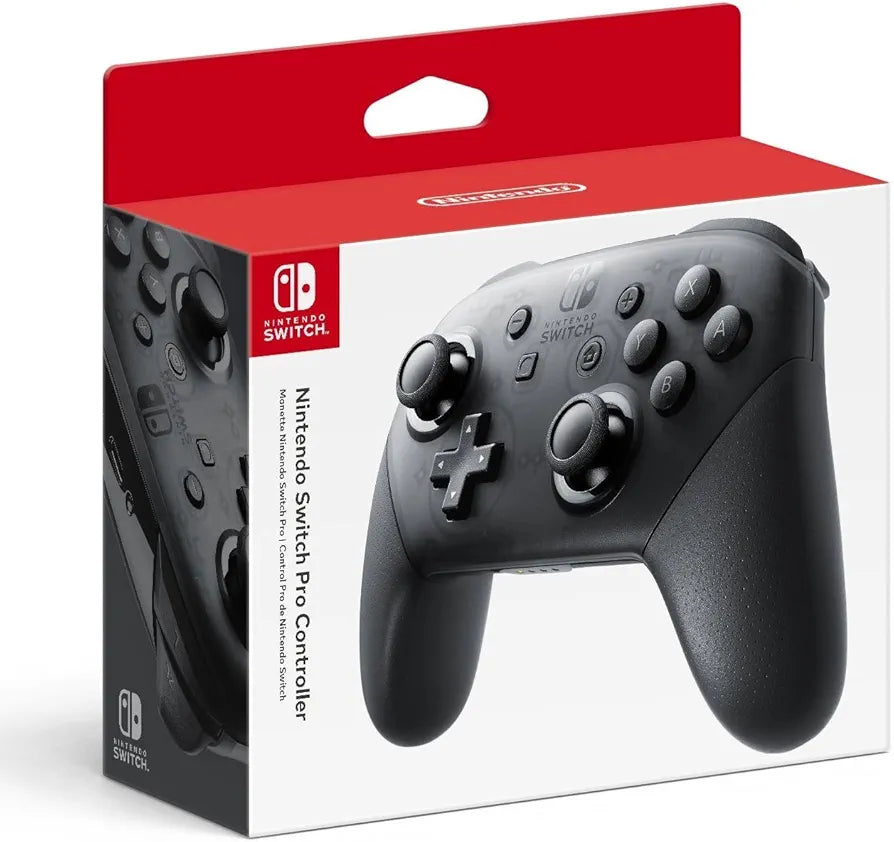 Nintendo Official Switch Pro Controller - Black (Switch)