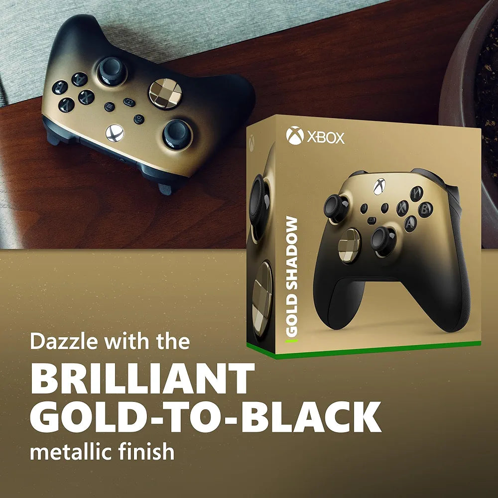 Microsoft Official Xbox Series X/S Wireless Controller - Gold Shadow Special Edition (Xbox One/Xbox Series X/S/PC)