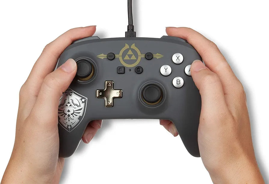 PowerA Officially Licensed Nintendo: EnWired Controller Zelda - Hylian Shield  (Switch)
