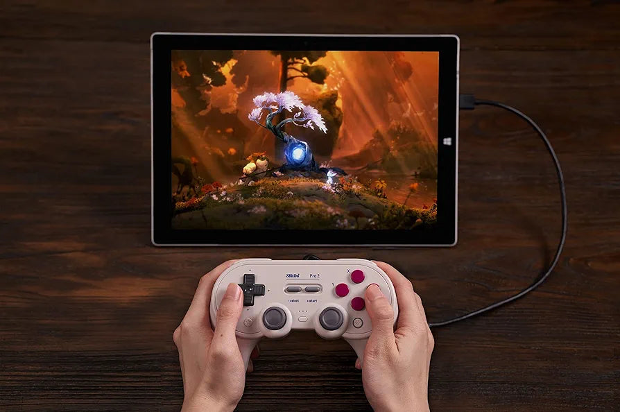 8BitDo Pro 2 Wired Controller Gamepad - G Glassic Edition (PC)