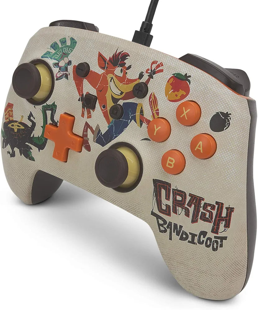 PowerA Officially Licensed Nintendo: Enhanced Wired Controller - Quantum Crash (Switch)