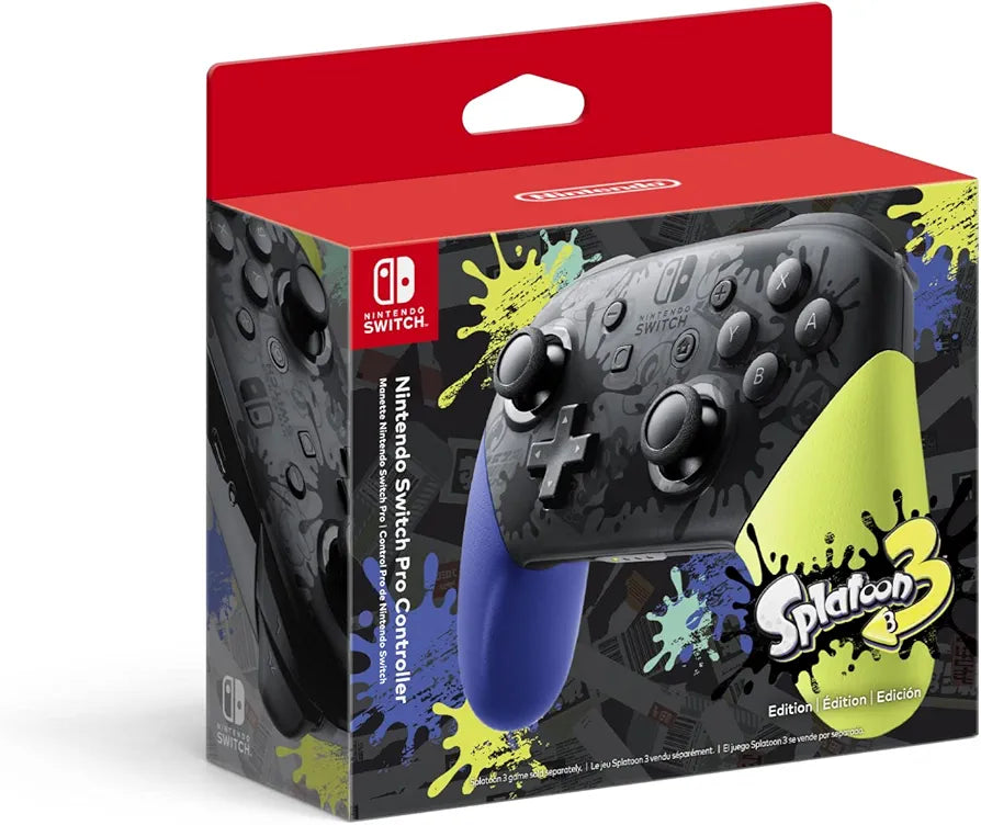 Nintendo Official Switch Pro Controller - Splatoon 3 Edition (Switch)