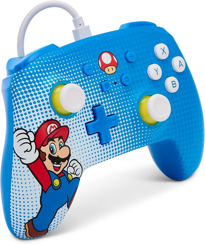 PowerA Officially Licensed Nintendo: EnWired Controller - Mario Pop Art (Switch)