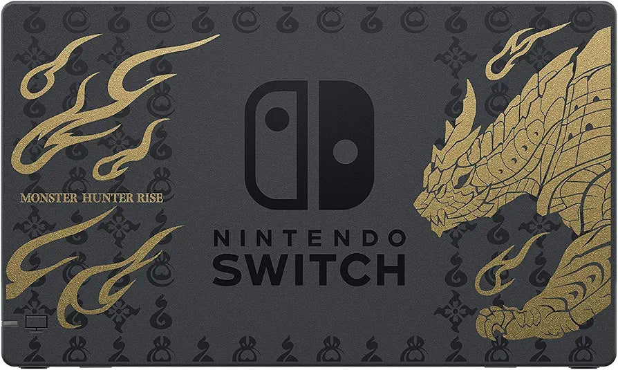Nintendo Switch Console V2 - Monster Hunter Rise Deluxe Kit  (Switch)