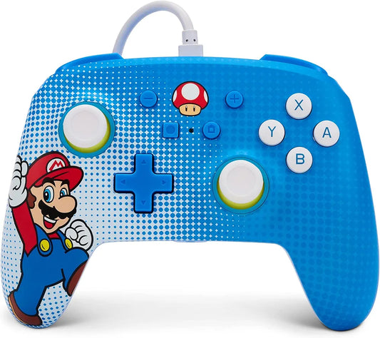 PowerA Officially Licensed Nintendo: EnWired Controller - Mario Pop Art (Switch)