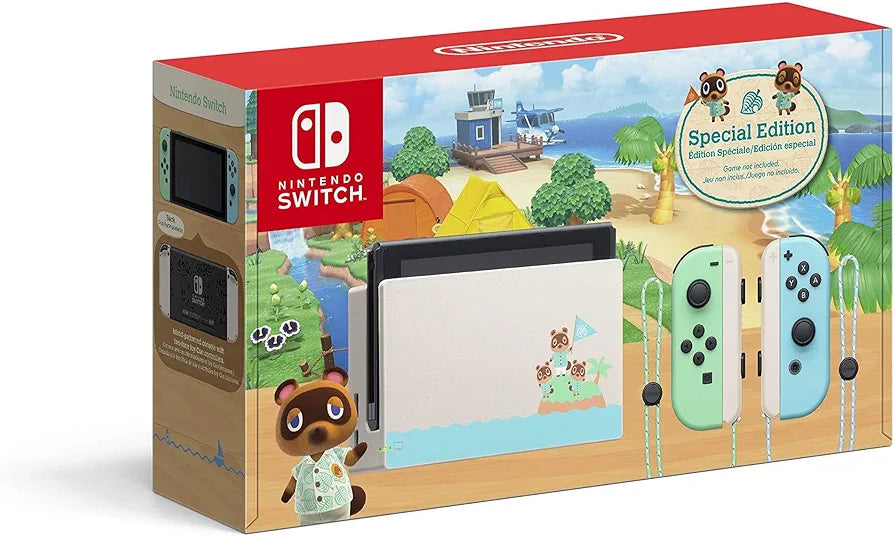 Nintendo Switch Console V2 + Animal Crossing New Horizons Edition  (Switch)
